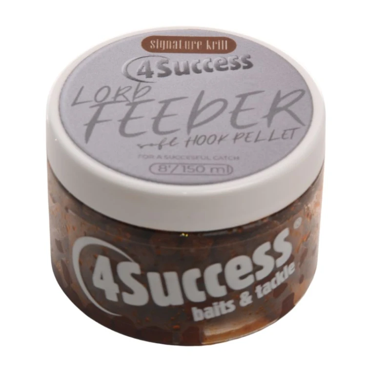 Miękki pellet haczykowy Kryl | 4SUCCESS | Lord Feeder Signature Krill Soft  Pellet 150ml