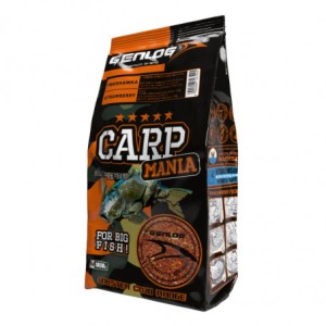 Zanęta GENLOG Truskawka-Morwa/STRAWBERRY-MULBERRY Carp Mania 1kg