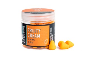 Kulki zbalansowane | CARP CATCHERS | FRUITY CREAM Fluo Snail Shell Wafters 15x12mm