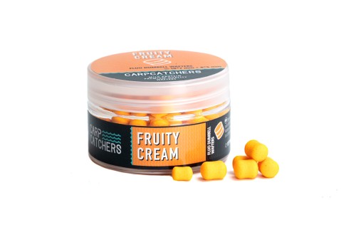 Kulki zbalansowane | CARP CATCHERS | FRUITY CREAM Fluo Dumbell Wafters 10x7mm+8x5mm