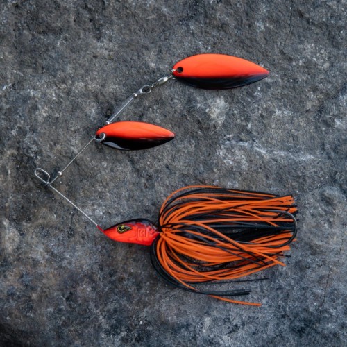 Błystka obrotowa Spinnerbait | Rozemeijer | Dr. Bait Jr. 14g Black-Orange #2/0 BKK