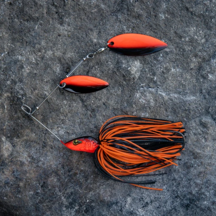 Błystka obrotowa Spinnerbait | Rozemeijer | Dr. Bait Jr. 14g Black-Orange #2/0 BKK