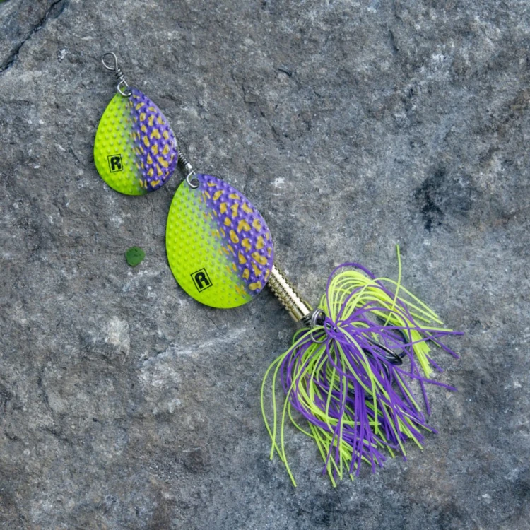 Błystka obrotowa | Rozemeijer | Dr. Skirt Tandem #5 #7 32g Purple Haze #2/0 BKK