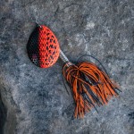Błystka obrotowa | Rozemeijer | Dr. Skirt #7 27g Black-Orange #2/0 BKK