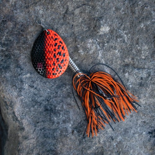 Błystka obrotowa | Rozemeijer | Dr. Skirt #7 27g Black-Orange #2/0 BKK
