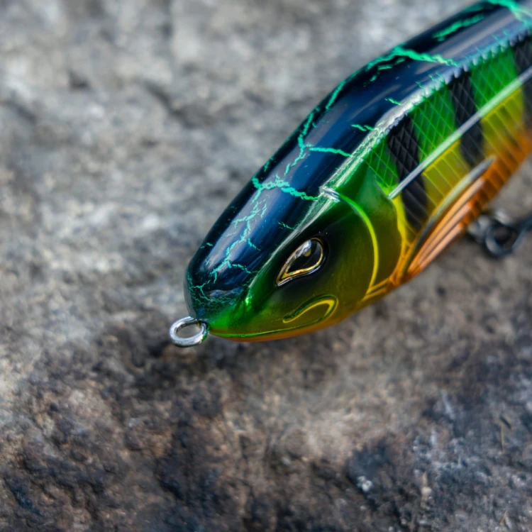 Jerk | Rozemeijer | Pike Glide 12cm 41g Chrome Perch #1 BKK