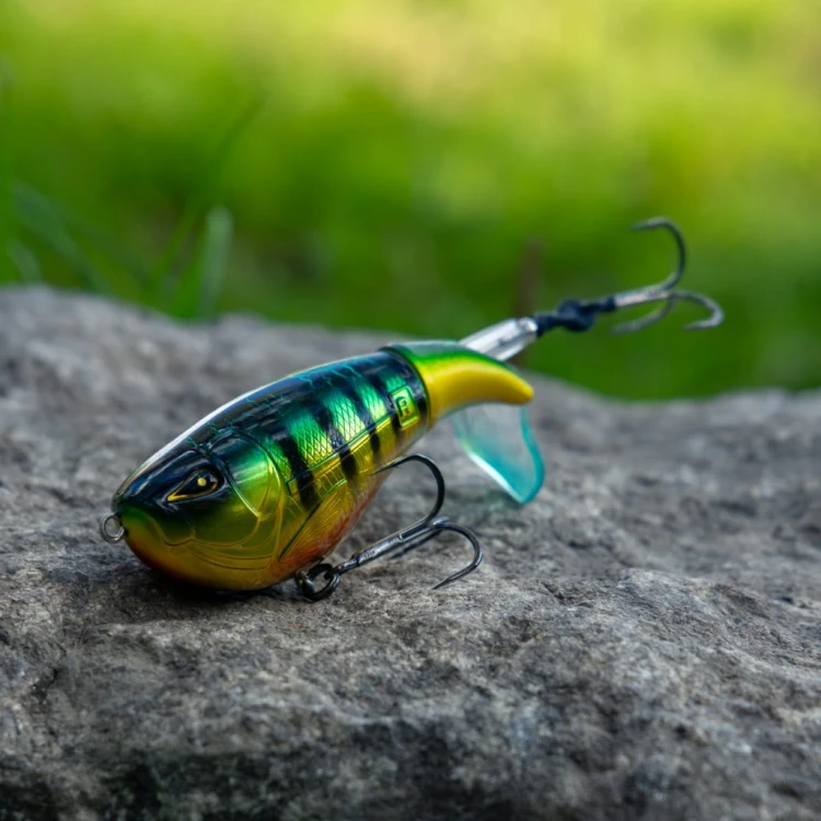 Wobler powierzchniowy | Rozemeijer | Splash Bomb 12cm 54g Chrome Perch #2 BKK
