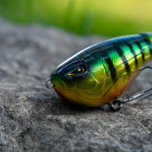 Wobler powierzchniowy | Rozemeijer | Splash Bomb 12cm 54g Chrome Perch #2 BKK