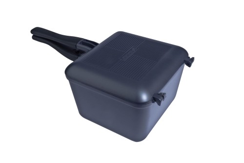 Toster głęboki granitowy, składany XL RidgeMonkey Connect Deep Pan & Griddle XL Granite Edition (RM779)