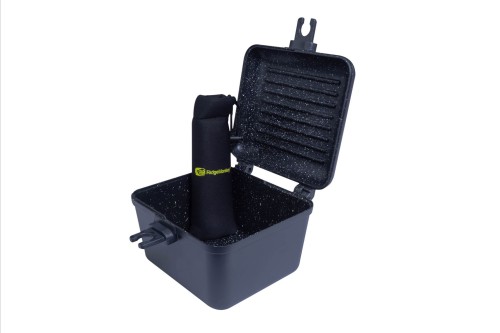 Toster głęboki granitowy, składany XL RidgeMonkey Connect Deep Pan & Griddle XL Granite Edition (RM779)
