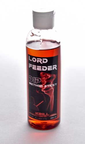 Dip do aromatyzowania przynęt 4Success Lord Feeder Krill 200ml dip