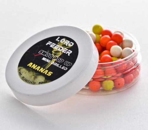Kulki pływające, smużące Ananas 4Success Lord Feeder Smog Pop Up 50ml 8mm