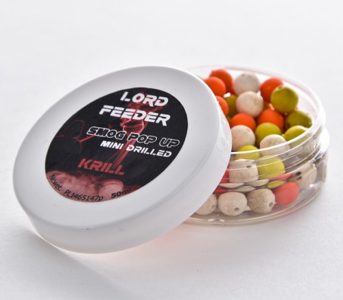 Kulki pływające, smużące Krill 4Success Lord Feeder Smog Pop Up 50ml 8mm