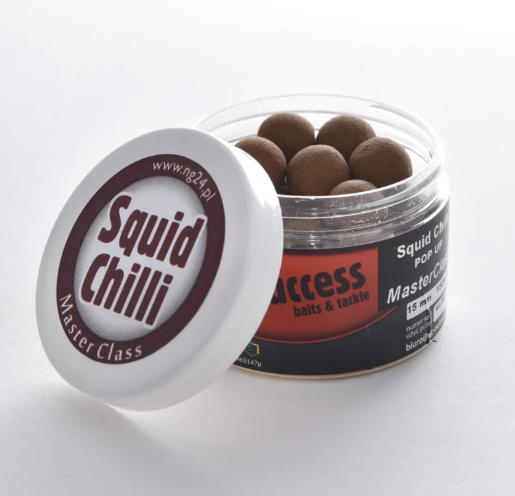 Kulki proteinowe, pływające, pop up 4Success Masterclass Squid Chilli  150ml 15mm
