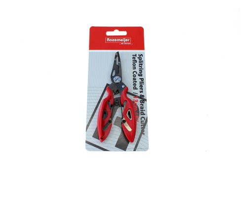 Rozemeijer Splitring Pliers & Braid Cutter Titanium 5"/ 12,7cm TYTANOWE NOŻYCZKI DO PLECIONKI I OTWIERACZ KÓŁEK