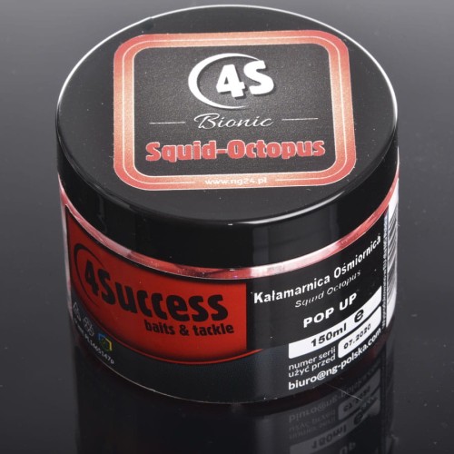 Kulki pływające fluo Pop Up 4Success Bionic Kałamarnica & Ośmiornica 150 ml