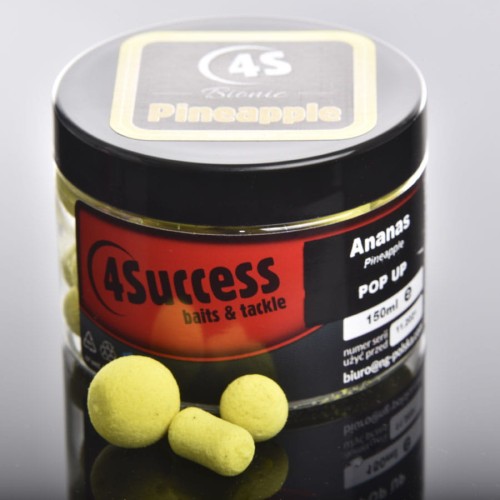Kulki pływające fluo Pop Up 4Success Bionic Ananas 150 ml
