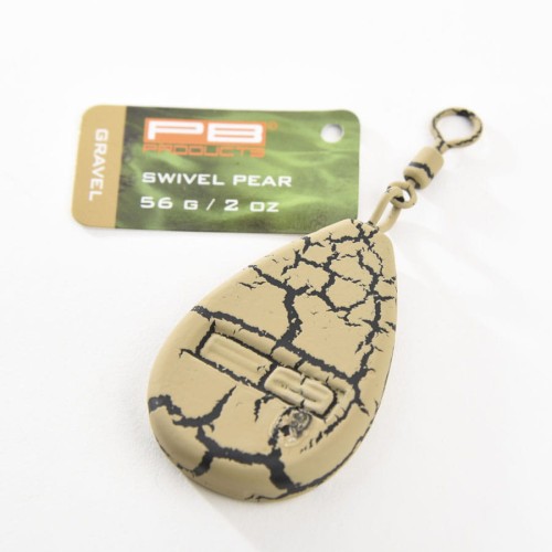 PB Products Swivel Pear Lead 56g 2oz Gravel Ciężarek Karpiowy Z Krętlikiem NG24 Sklep Karpiowy Feeder Spinning.jpg