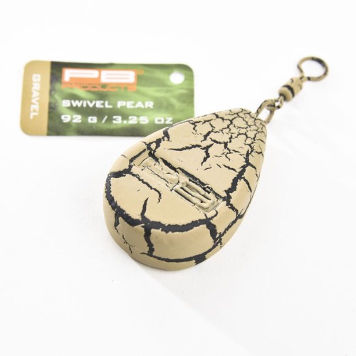 PB Products Swivel Pear Lead 92g_3,25oz Gravel Ciężarek Karpiowy Z Krętlikiem NG24 Sklep Karpiowy Feeder Spinning.jpg