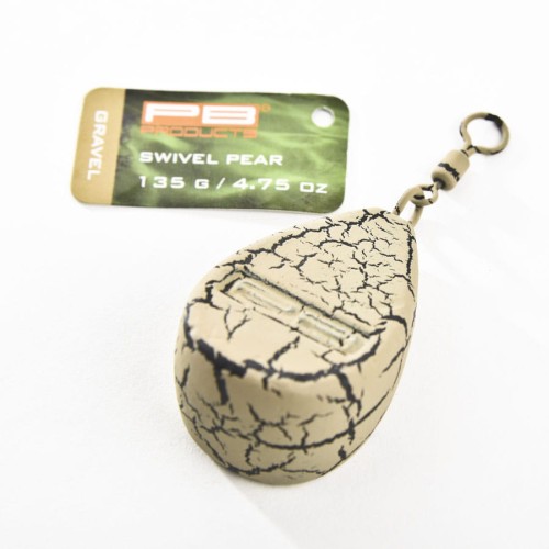 PB Products Swivel Pear Lead 135g_4,75oz Gravel Ciężarek Karpiowy Z Krętlikiem NG24 Sklep Karpiowy Feeder Spinning.jpg