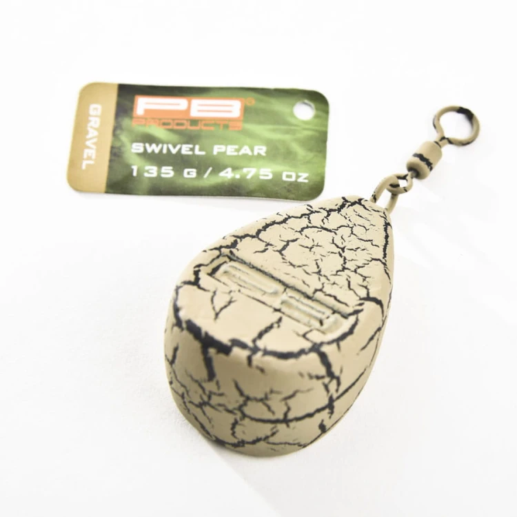 PB Products Swivel Pear Lead 135g_4,75oz Gravel Ciężarek Karpiowy Z Krętlikiem NG24 Sklep Karpiowy Feeder Spinning.jpg