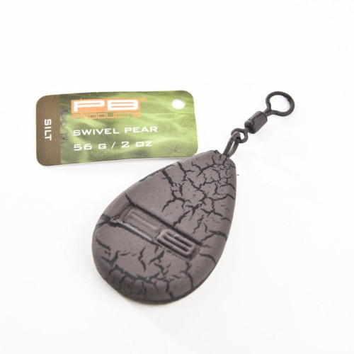 PB Products Swivel Pear Lead 56g 2oz Silt Ciężarek Karpiowy Z Krętlikiem NG24 Sklep Karpiowy Feeder Spinning.jpg