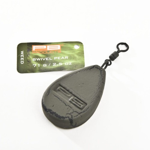 PB Products Swivel Pear Lead 71g 2,5oz Weed Ciężarek Karpiowy Z Krętlikiem NG24 Sklep Karpiowy Feeder Spinning.jpg