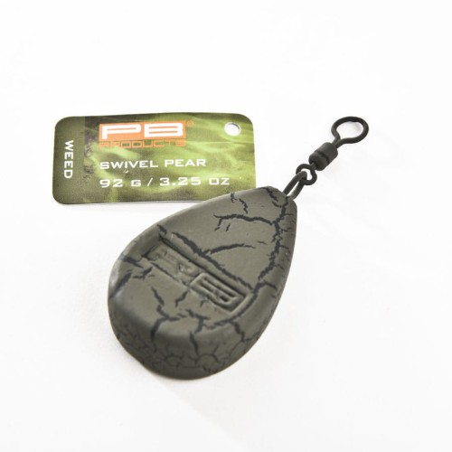 PB Products Swivel Pear Lead 92g 3,25oz Weed Ciężarek Karpiowy Z Krętlikiem NG24 Sklep Karpiowy Feeder Spinning.jpg