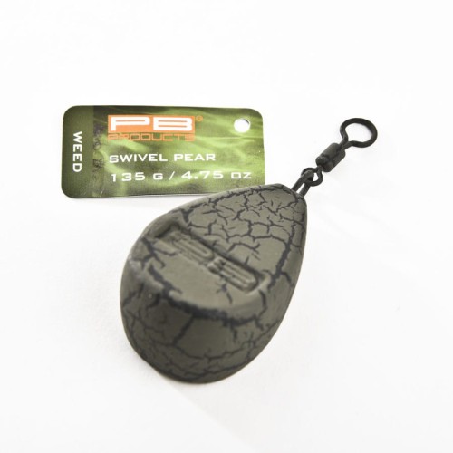 PB Products Swivel Pear Lead 135g 4,75oz Weed Ciężarek Karpiowy Z Krętlikiem NG24 Sklep Karpiowy Feeder Spinning.jpg