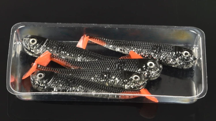 Rozemeijer Paddle Tail Black Beauty 5szt. PRZYNĘTA SPINNINGOWA GUMOWA