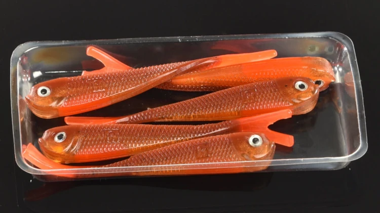Rozemeijer V-Tail Bloody Minnow 5szt. PRZYNĘTA SPINNINGOWA GUMOWA