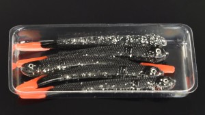 Rozemeijer Pin Tail Black Beauty 5szt. PRZYNĘTA SPINNINGOWA GUMOWA