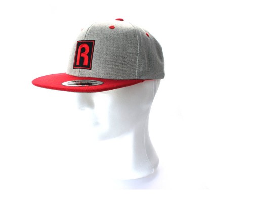79513-Rozemeijer SnapBack Cap Grey/Red CZAPKA Z DASZKIEM