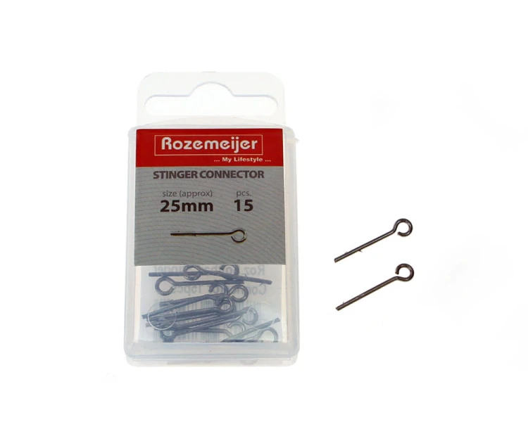 68595-SoRozemeijer Softbait Stinger Connector 15szt. PINY DO PRZYNĘT GUMOWYCH