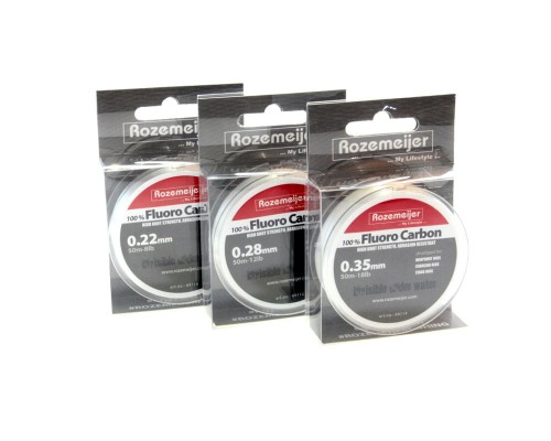 69110-69112-69114-Rozemeijer Fluoro Carbon 0,35mm/18lb FLUOROCARBON NA PRZYPONY DROPSHOT