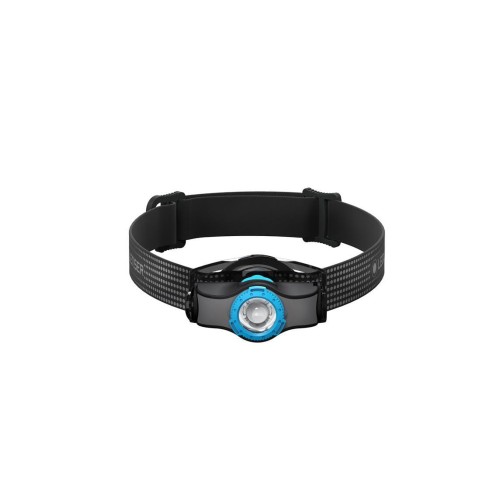 Latarka czołowa 200 lm, zasięg 130m Ledlenser MH3 black/blue
