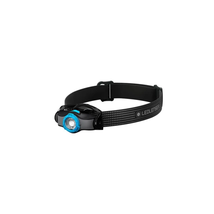 Latarka czołowa 200 lm, zasięg 130m Ledlenser MH3 black/blue