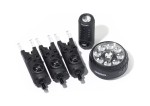 Sygnalizatory brań, zestaw z lampką kampingową SONIK GIZMO 3+1 ALARM + BIVVY LAMP (ALL BLUE) wszystkie niebieskie