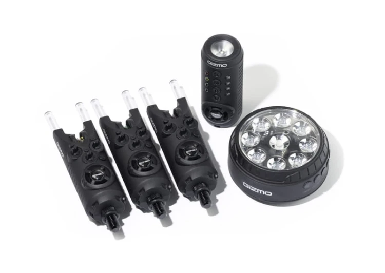 Sygnalizatory brań, zestaw z lampką kampingową SONIK GIZMO 3+1 ALARM + BIVVY LAMP (ALL BLUE) wszystkie niebieskie
