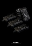 Sygnalizatory brań, zestaw z lampką SONIK SKX 3+1 ALARM + BIVVY LAMP