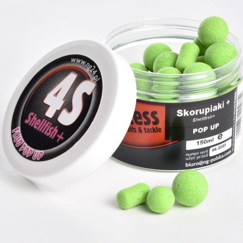 Kulki pływające fluo Pop Up 4Success Bionic Skorupiaki+ 150 ml