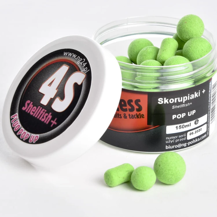 Kulki pływające fluo Pop Up 4Success Bionic Skorupiaki+ 150 ml