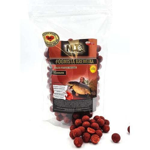 Kulki proteinowe NLT Ognista Krewetka 800g – 15mm (NOWOŚĆ 2021)
