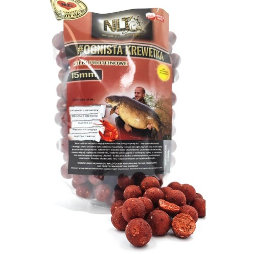 Kulki proteinowe NLT Ognista Krewetka 800g – 15mm (NOWOŚĆ 2021)