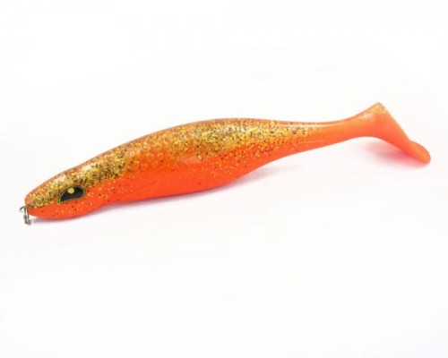Rozemeijer Pike Strike Giant Paddle 98g 23cm Orange Power PRZYNĘTA SPINNINGOWA GUMOWA