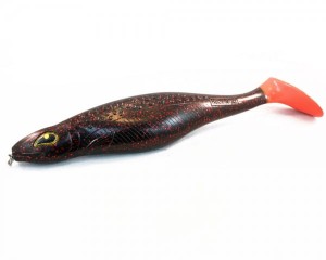 Rozemeijer Pike Strike Giant Paddle 98g 23cm Pearl Brownie PRZYNĘTA SPINNINGOWA GUMOWA