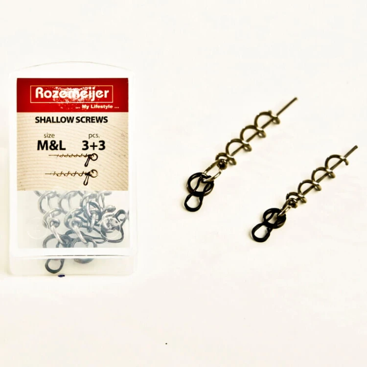 Rozemeijer Shallow Screws M&L incl 6 splitrings WKRĘTKI DO GUM I SZYBKOZŁĄCZKI