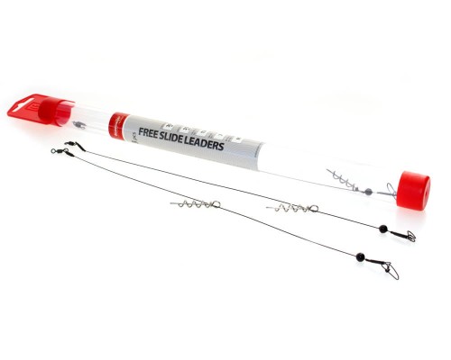 Free Slide Leaders 30lb/M Screw 35cm 3szt. PRZYPON STALOWY PRZELOTOWY
