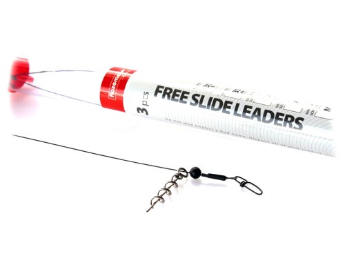 Free Slide Leaders 30lb/M Screw 35cm 3szt. PRZYPON STALOWY PRZELOTOWY