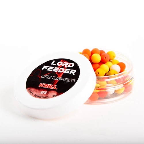 Kulki przynętowe, zbalansowane Krill  4Success Lord Feeder Wafters 50ml 8mm